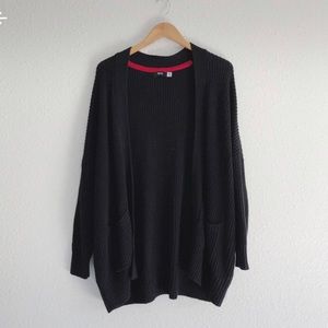 BDG Oversized Black Cardigan